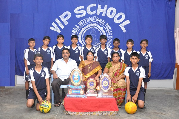VIP High School Taluk Level Throw Ball Winners 2013